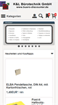 Mobile Screenshot of buero-discounter.de